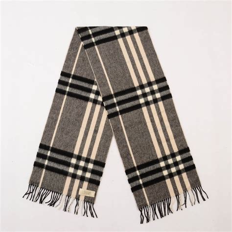 burberry fringe scarf grey|burberry grey cashmere scarf.